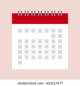 Calendar icon.