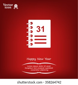 Calendar Icon with 31.