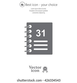 Calendar Icon with 31.
