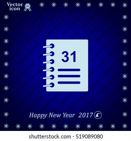 Calendar Icon with 31.