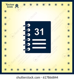 Calendar Icon with 31.