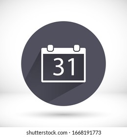 Calendar icon 31 . Lorem Ipsum Illustration design