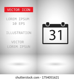 Kalendersymbol 31 . Lorem-Ipsum-Illustrationsdesign