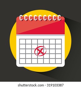 calendar icon app design, vector illustration eps10 graphic 