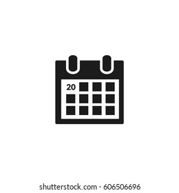 Calendar Icon Badge Vector