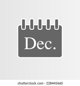 Calendar icon for business, vector Illustration.