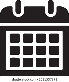 Icono de calendario. Símbolo de calendario. ícono de Vector de calendario