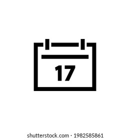 Calendar icon. Card icon. Using the concept of dates. Can be used for advertising purposes. Can be used for apps. Vector EPS 10.