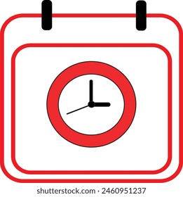 Calendar Icon | Clock Icon | Vector Icon