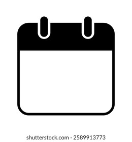 calendar icon color editable on white background