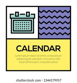 CALENDAR ICON CONCEPT