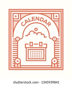 CALENDAR ICON CONCEPT