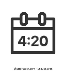 Kalendersymbol. Datensymbol modern, einfach, Vektorillustration, Icon für Website-Design, mobile App, ui. Vektorillustration-Illustration