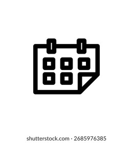 Calendar Icon for Date and Schedule