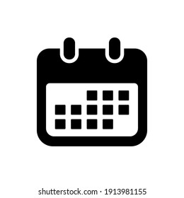 Calendar icon, Calendar Date icon symbol vector illustration.