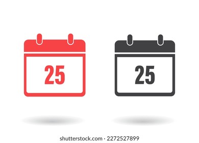 Calendar icon. Date time vector ilustration.