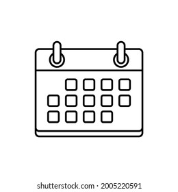 calendar icon, date vector, appointment illustration