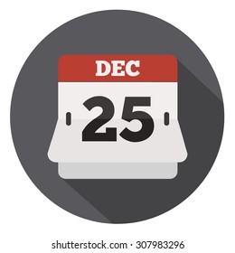  calendar icon DEC 25