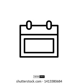 Calendar icon, design inspiration vector template for education web design or mobile app