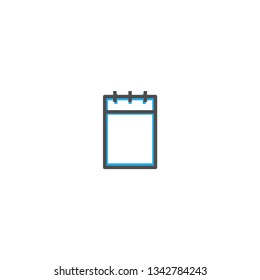 Calendar icon design. Stationery icon vector illustration