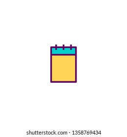 Calendar icon design. Stationery icon vector illustration