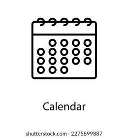 Calendar icon design stock illustration