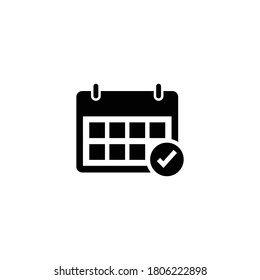 Calendar icon design, Calendar  symbol vector design