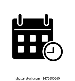 calendar icon design template illustration