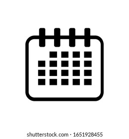 ilustración de plantilla de diseño de icono de calendario