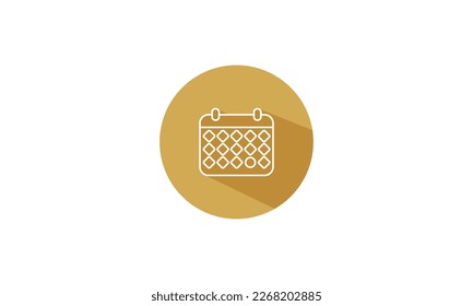 Calendar icon design template. Modern vector icon design template illustration