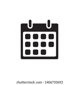 calendar icon design template. Trendy style, vector eps 10