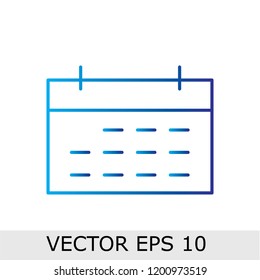 Calendar icon design vector
