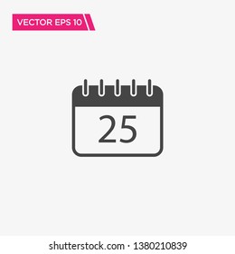 Calendar Icon Design, Vector EPS10