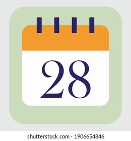 gráficos vectoriales de diseño de iconos de calendario