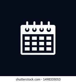 calendar icon design vector illustration