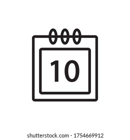 Calendar Icon Design Vector Illustration