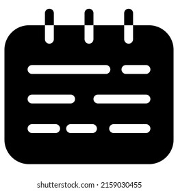 calendar icon design, vector illustration, best used for presentations