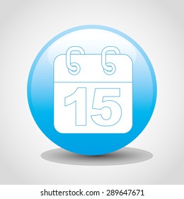 calendar icon design, vector illustration eps10 graphic 