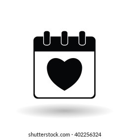 calendar  icon design , vector illustration