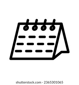 Calendar Icon design. Vector symbols in trendy and modern line style on white background suitable for the needs of websites, programmers, developers and designers. Icon vector design