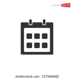 Calendar Icon Design Vector Template