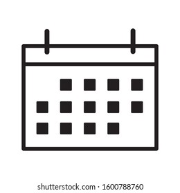 calendar icon design vector template