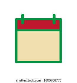 calendar icon design vector template