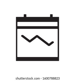 calendar icon design vector template