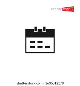 Calendar Icon Design Vector Template