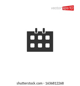 Calendar Icon Design Vector Template