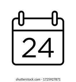 calendar icon design vector template