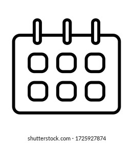 calendar icon design vector template