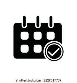 calendar icon design vector template