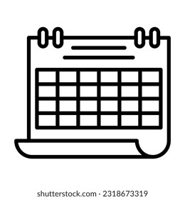 Calendar Icon Design Vector template Illustration